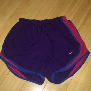 Purple/blue/pink Nike Running Shorts